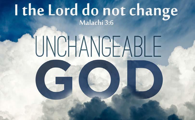 We Need Unchangeable Spirit Spirit abides forever (John 14:16) Supposes our