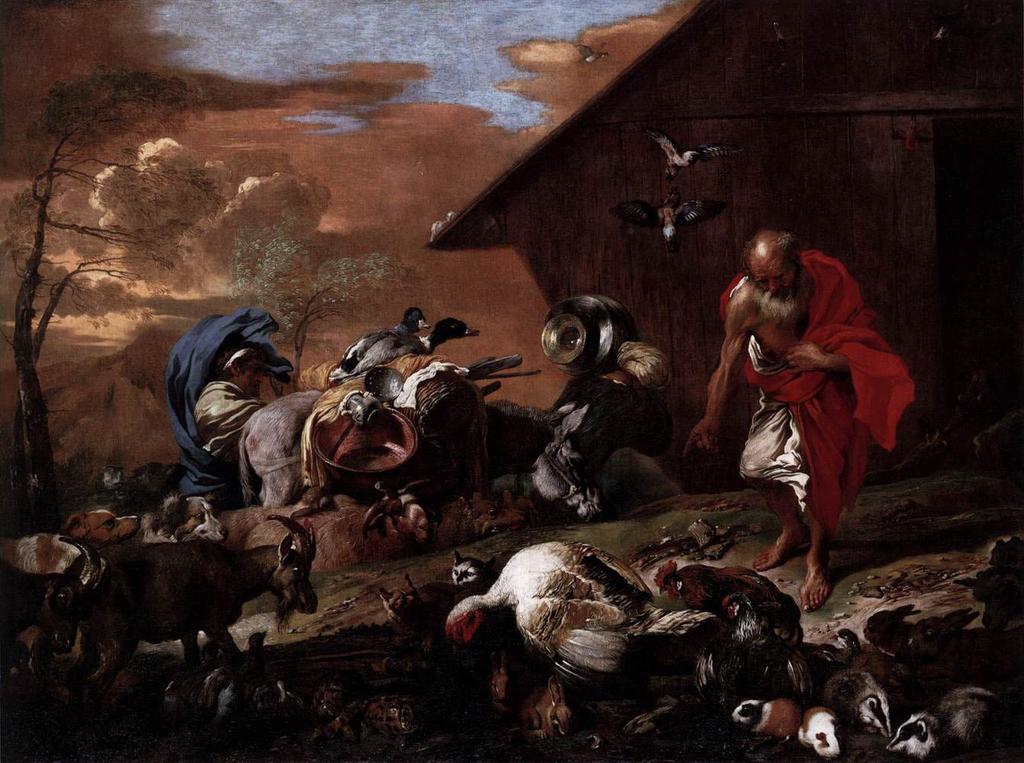 In Front of Noah s Ark, by Giovanni Benedetto Castiglione, c. 1650 PRAYER & WORSHIP Mass of Anticipation: Saturday, 5:15 p.m. Sunday Mass: 7:30, 9:00 and 10:30 a.m.; 5:00 p.m. (Spanish) Daily Mass: Monday Friday, 7:00 a.