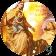 strength to her Son to fulfil his last hour. This passage of the Bible, dear to the heart of every Carmelite, teaches us that in times of suffering we are not alone, Mary and Jesus are with us.