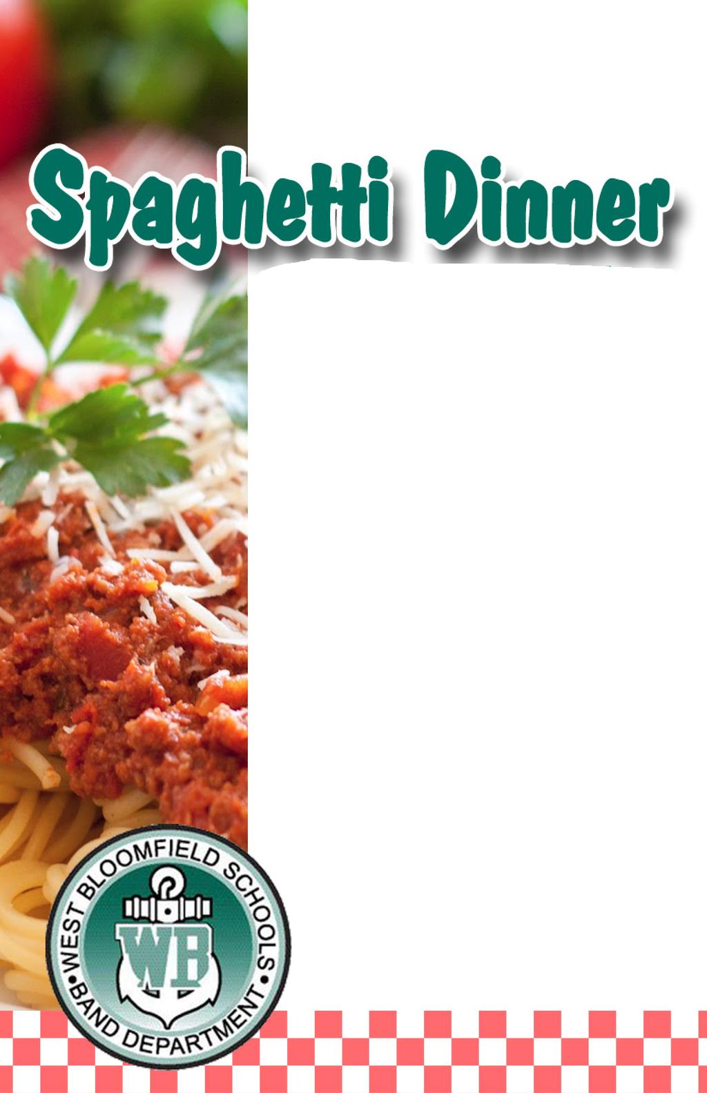 Annual Spaghetti & Meatball Dinner Sunday May, 15 th, 2016 from 1pm 6pm Fire