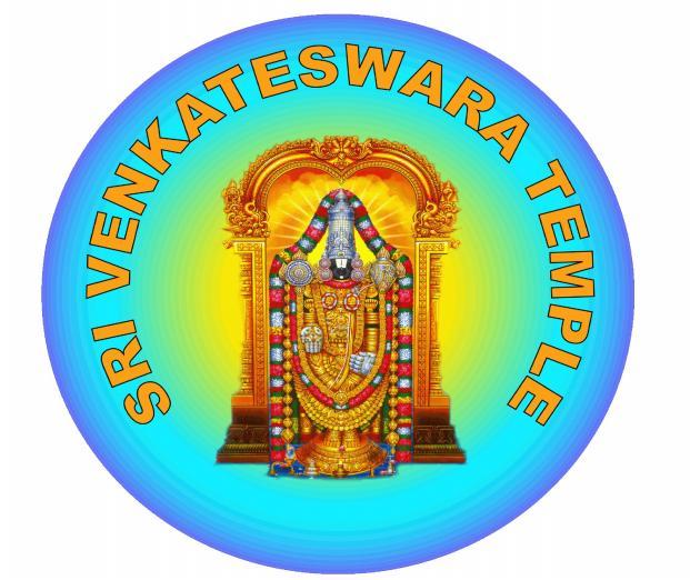 Volume 1, Issue 1 Om Namo Venkatesaya August 2012 S.V. Temple Newsletter Inside this issue: Sri Venkateswara (Balaji) Temple S.V. Temple Deities Temple Inauguration Speech by Gautham Reddy Upcoming Events and Festivals S.
