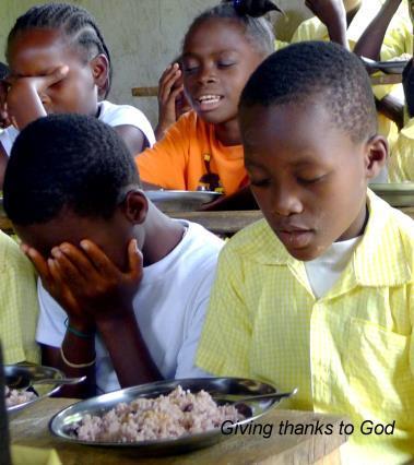 Trinity/HOPE works to assist Lutheran Churches in Haiti in spreading the Gospel to hungry children. They provide a daily noon meal to students and teachers, while sharing the love of Jesus.