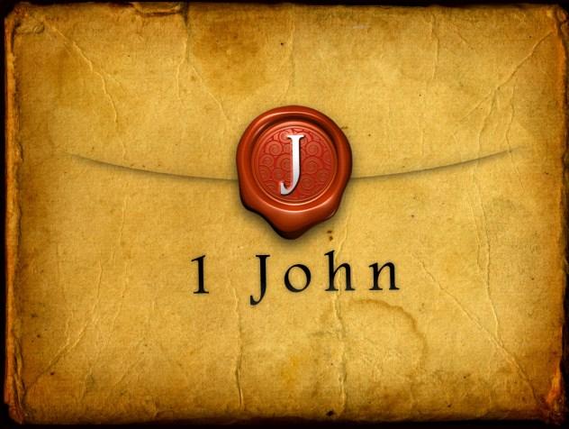 1 John 1:1-4 (1:1) First John was written by John, one of Jesus original 12 disciples.