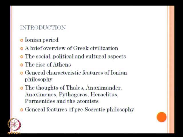 Aspects of Western Philosophy Dr.