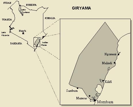 People and Language Detail Report Profile Year: 1987 Language Name: Giryama ISO Language Code: nyf Primary Religion: Tribal Religion The Giryama of Kenya The Giryama, also called Giriama or Agiryama