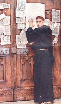 The 95 Theses In 1517, Luther became even angrier at Church leaders. Pope Leo X needed money to rebuild St. Peter's Basilica, a large church in Rome.