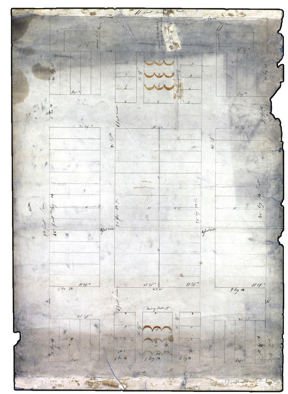 Frederick G. Williams. Plan of the House of the Lord, for the Independence temple, ca. August 1833.