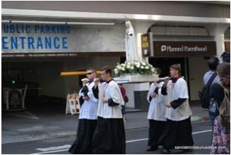 The next Annual Marian Procession West Coast will take place on