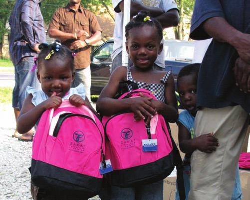 Back to School: Bringing Smiles to Children s Faces ZF s Education Program Helps Families in Need in the Chicagoland Area The excitement at having new school supplies is evident in the smiling faces