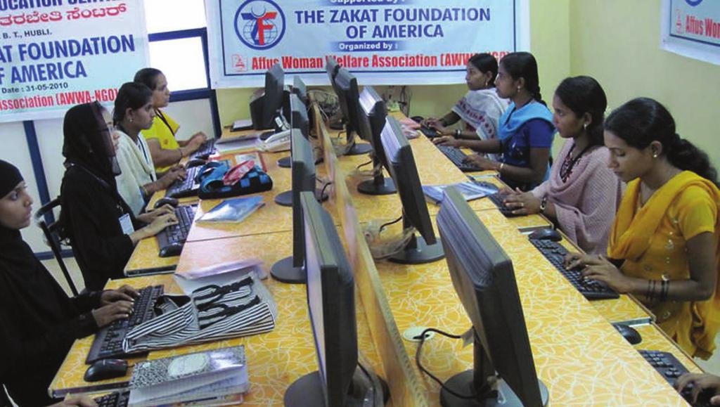 DEVELOPMENT/SADAQA JÂRIYAH Education & Skill-Training Giving Hope to A Muslim Community in the Slums of India ZF Opens Vocational School for Impoverished Women in Southern India Zakat Foundation