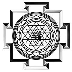yantras exemplify dynamic relationships concretized in the rhythmic order elaborated out of the multiplicity of primal forms.