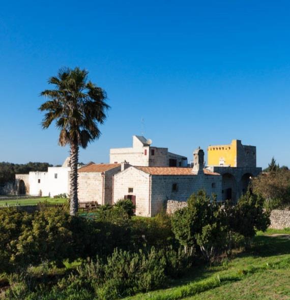 The Masseria offers a large outdoor swimming pool, 10 en-suite bedrooms
