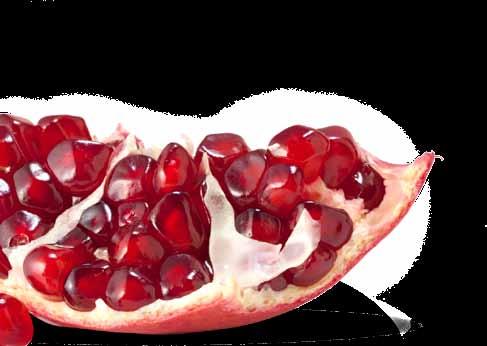 The pomegranate also symbolizes the abundance of good things, because of its numerous seeds, which are so carefully arranged in neat rows inside the fruit.