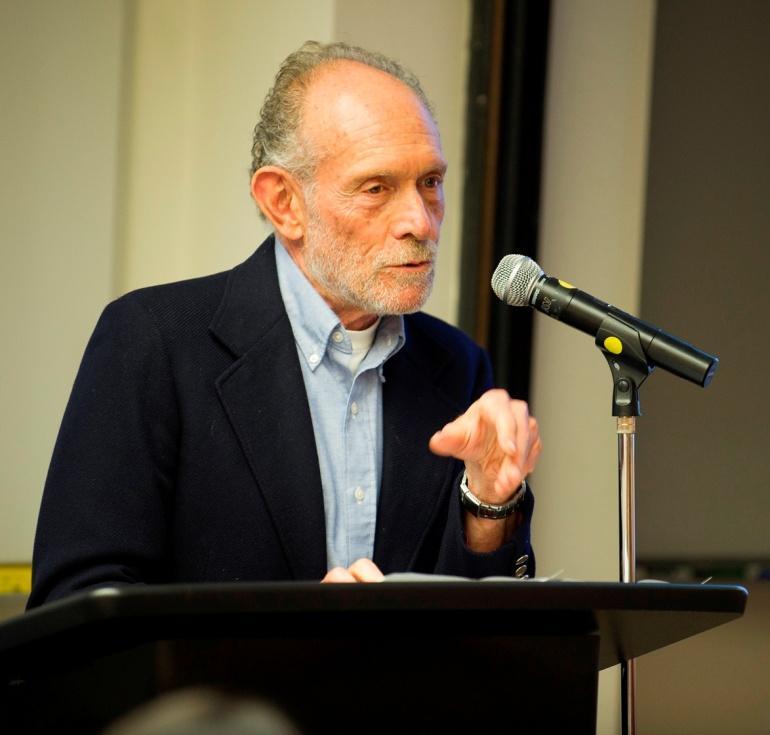 Dr. Michael N. Nagler, a Gandhian scholar on nonviolence visited the East Campus January 25 th -27 th.