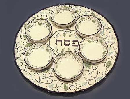 Seder Night - Passover is marked by an elaborate Seder on the first two nights (in Israel, on the first night only).