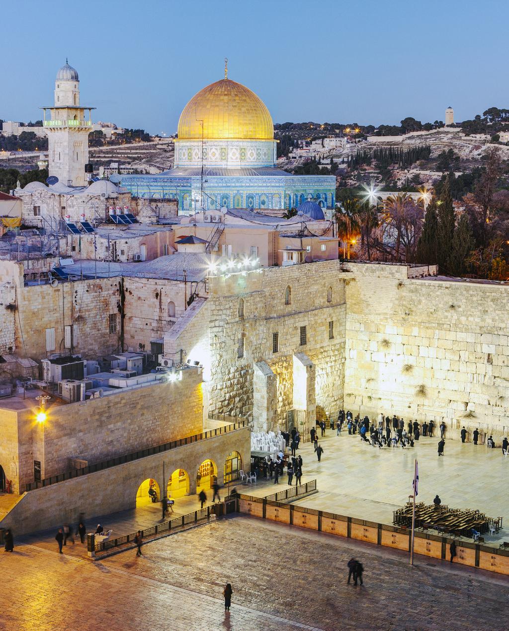Tentative Daily Itinerary* Tuesday, December 4 Jerusalem Check in to the 5 star Inbal Hotel.