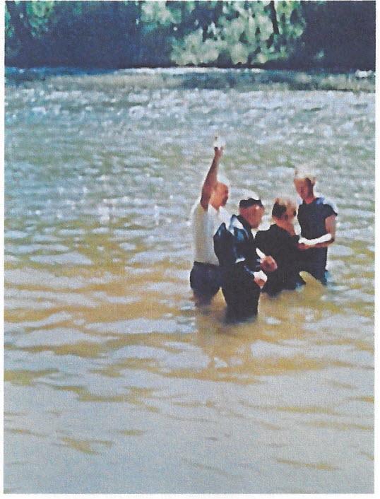 Baptisms were held in the nearby Greenbrier River, where they continue to be held to this day.