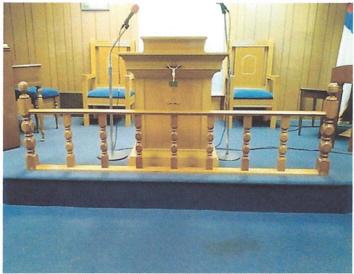 In the early 1960's the church was expanded by adding about fifteen feet onto the back of the church.