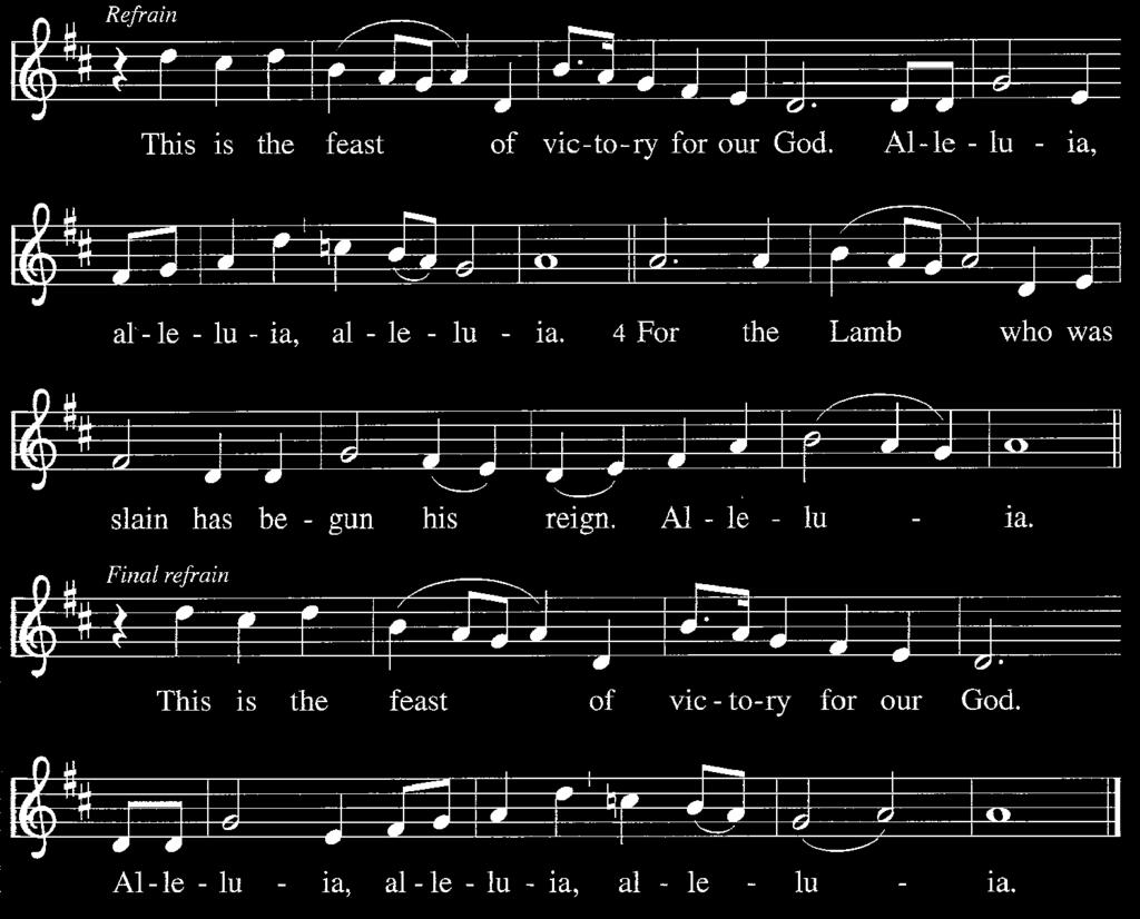 Canticle of Praise continued from previous page Prayer of the Day P: Let us pray. C: God of mercy, we no longer look for Jesus among the dead, for he is alive and has become the Lord of life.