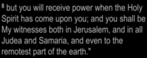 nations, beginning from Jerusalem. 48 "You are witnesses of these things.