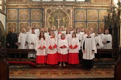 The monthly evensong is also sung to a full choral setting while some weekday masses are usually sung to simpler plainsong settings. Sarum chants and antiphons are employed at Vespers.