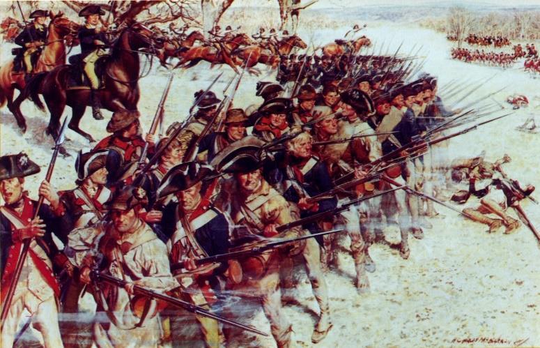 The Battle of Guilford Courthouse March 15, 1871 Following the Battle of Cowpens, Cornwallis pursued the Continentals across North Carolina before halting his tired British troops at the Dan River.