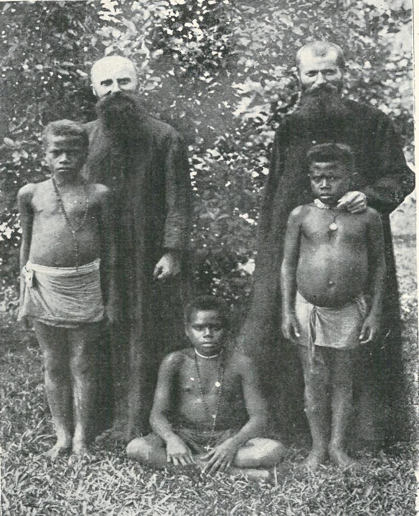 20.2. Catholic Fathers Jean and Donatien Coicaud and three