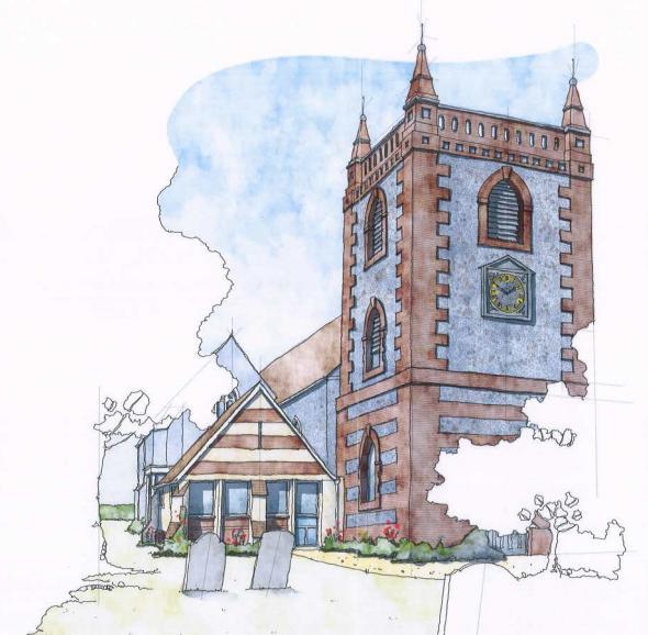 In December 2014 the DAC recommended plans for a modest extension. It will occupy what would have been the north aisle of the church (if one had been built in the Middle Ages).
