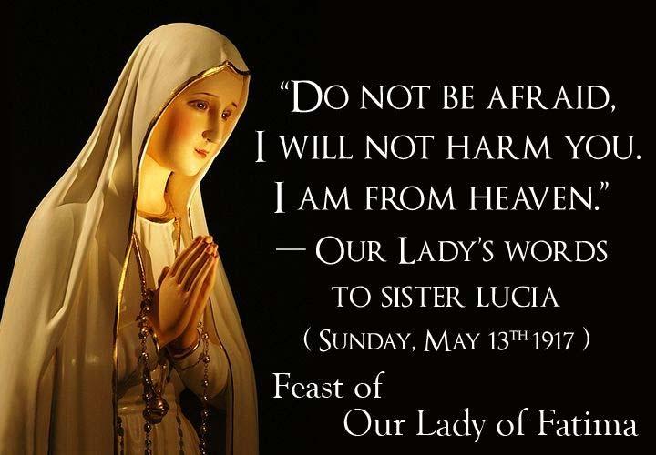 On Friday the 13 th May 2017 we celebrate the 100 Anniversary of Our Lady appearing at Fatima and I have just began writing this called. TWO GREAT MEN LED By Our Lady of Fatima. By Philip Illsley.