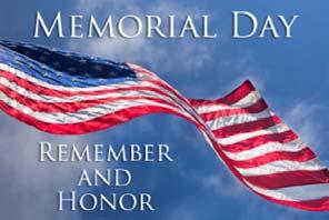 MONDAY, MAY 28 Memorial Day, originally called Decoration Day, is a day of remembrance for those who have died in service of the United States of America.