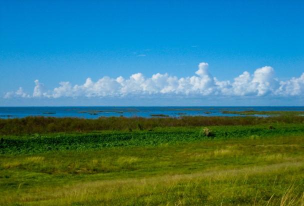 Lake Okeechobee, a remnant of a shallow sea, is over 700 square miles and is the major tourist attraction of our community.