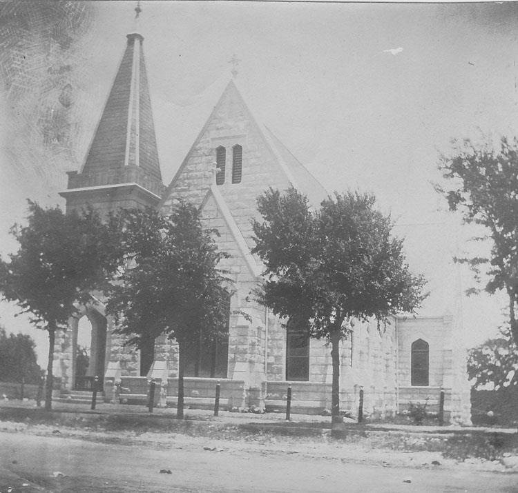 Figure 5: West façade, camera facing east, c. 1912.