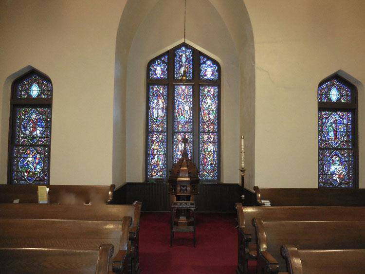 Photo #7: Interior nave, west side