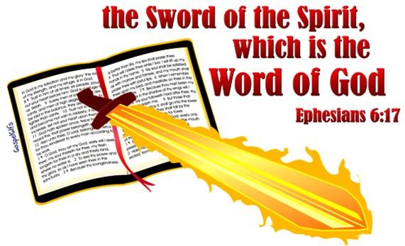 SWORD OF THE SPIRIT A sword is an unmistakable weapon of offense and, with blessed assurance, it can also be used as a defensive tool. This weapon, however, is no ordinary sword.