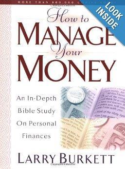 How To Manage Your Money (Book) People often try managing their money apart from God's plan. Bad plan. Until people have an attitude change about money, it will continue to control and confuse them.