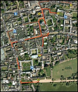 Ambulatus Oxford A Potterite s Guide to Ambulating (Walking) Around Oxford The Oxford Wizarding Locations Map We created the Oxford Wizarding Locations (OWLs) Map using map images obtained from