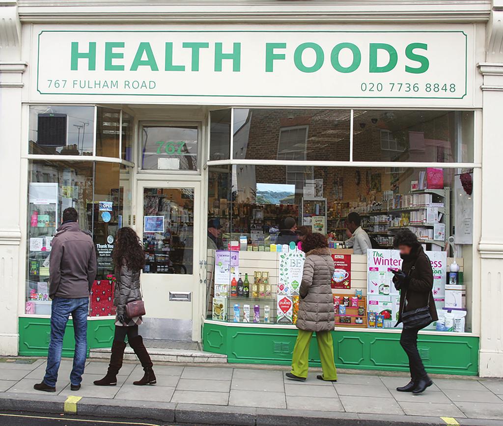 HEALTH FOODS EST. 1966 767 Fulham Road, London SW6 5HA 020 7736 8848 healthfoods@aetherius.co.