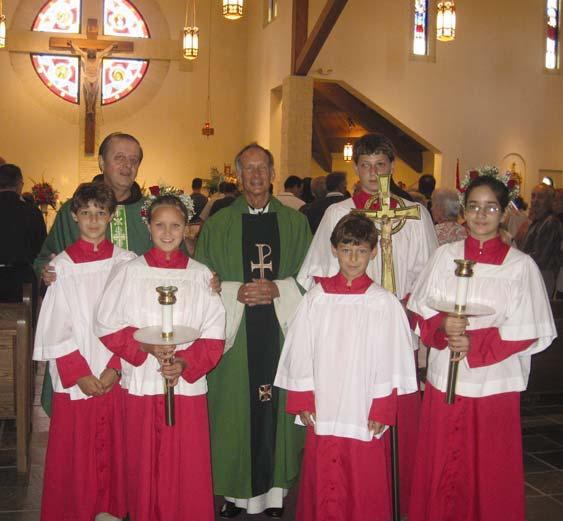 Archdiocese of Detroit Msgr. John Zenz presided over the Eucharist and installed Fr.