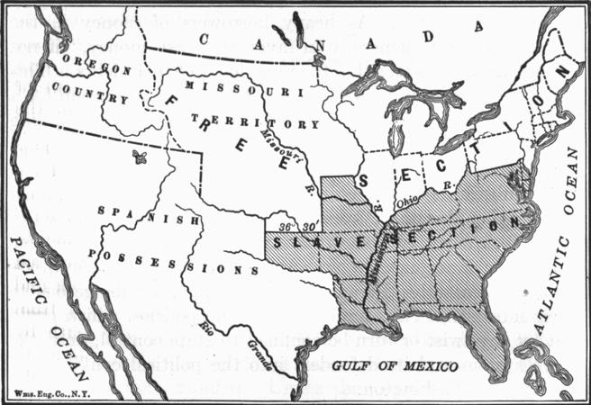 MISSOURI COMPROMISE 1819 AND SECTIONALISM (THE BELIEF THAT YOUR SECTION IS BETTER) MISSOURI IS ADMITTED AS A