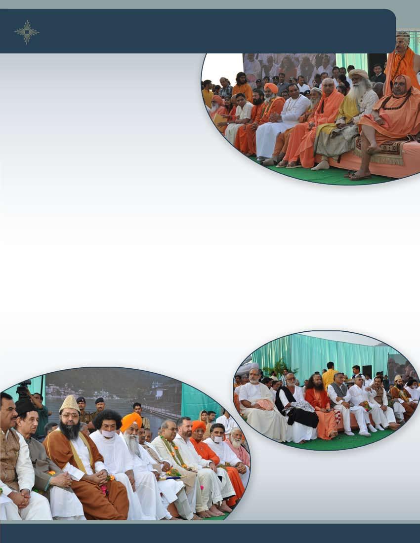 November 2012 Special November 3rd Then, the main event began 4:00 pm with the national and international leaders of all major religions as well as esteemed political leaders of both the BJP and