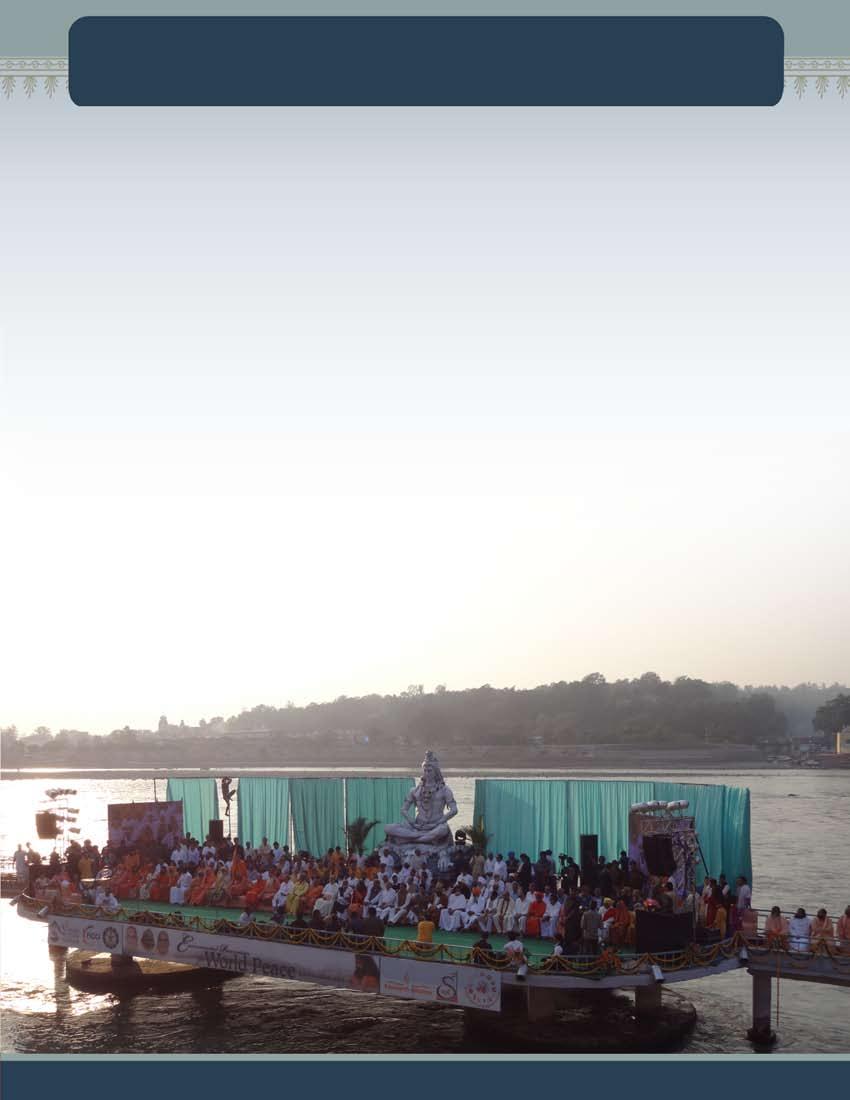 November 2012 Special E nvironmental Preservation for World Peace On November 3rd, 2012, Parmarth Niketan Ashram hosted a huge interfaith gathering in honor of Pujya Swamiji s 60th Janam Utsav, with