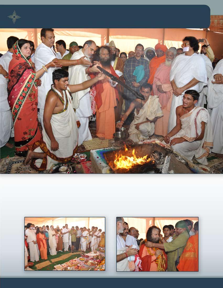 November 2012 Special November 3rd - Purnahuti of Mahayagna From left to right: Shri K.