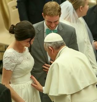 Pope Francis said: Marriage is more than the wedding ceremony, the flowers, the dress, the photos, Vatican City, May 6, 2015 / 10:10 am (CNA/EWTN News).