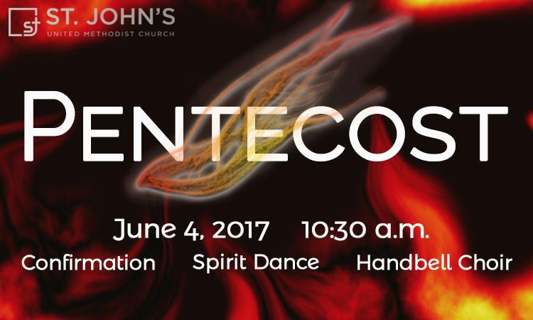 ANNOUNCEMENTS There will be no 8:15 a.m. service on Pentecost Sunday.