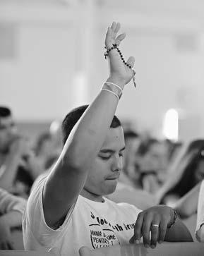The spiritual youth rally was origially created to fa the fire of the Holy Spirit i the hearts of youth after summers filled with Catholic youth cofereces ad missio trips.