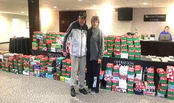 Thank you to the Congregation; for your prayers, those who donated a box and everyone who assisted me along the way. Thanks to Ray Herfurth for helping me transport 227 boxes!