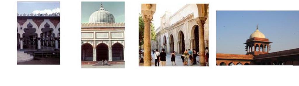 Mughal or Moorish Architecture: The Origins of Malaysian Mosques During Colonial Periods TABLE 8 Analysis of Courtyard Façade (Authors) Name of Mosque Eave Parapet Frieze Delhi Mosque Shallow eave