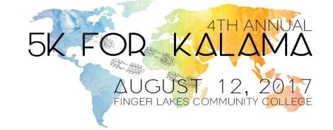 The 5K will be held on August 12 at Finger Lakes Community College on their Cross Country course, making it a trail race.