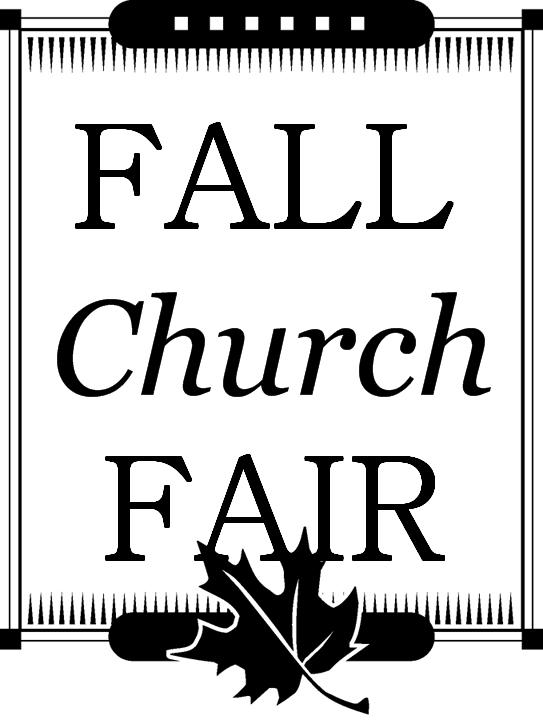 P a g e 3 Saturday, November 15-9:00 am - 2:00 pm Fall Church Fair Meeting, Sunday, October 19th following service. We will meet during our potluck luncheon.