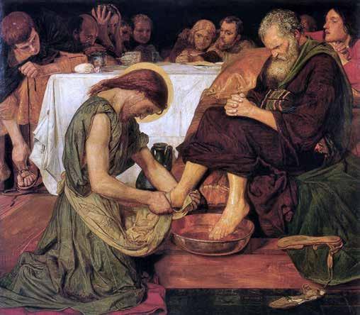 Jesus Washing Peter s Feet By FORD MaDOX BROWN (1856) City of Manchester art
